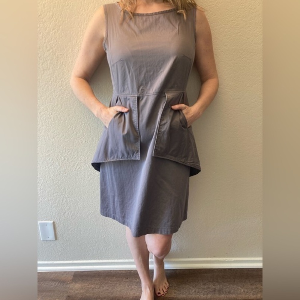 BITTE KAI RAND Copenhagen, gray big pocket dress